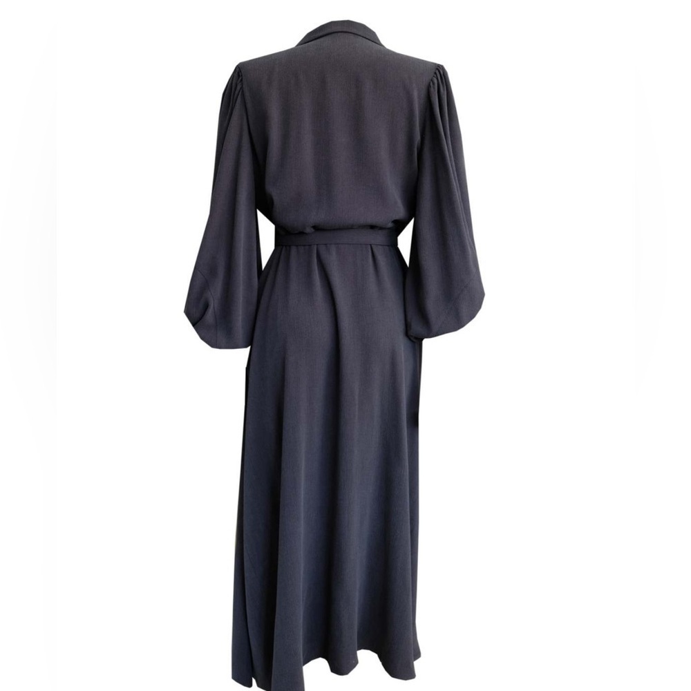 New Ohsevendays Riley Wrap Midi Dress Medium — image 7 of 8
